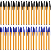 Długopisy - 40 szt. x długopis BIC Orange Original Fine 0,8 mm: 20x niebieski i 20x czarny - miniaturka - grafika 1