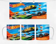 Kubki - KUBEK Z NADRUKIEM- SAMOCHODY SAMOCHODY +IMIĘ - miniaturka - grafika 1