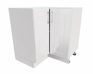 Szafka Dolna Narożna Alto Z 2 Frontami 78-90X82 Cm Drp Mdf Biały Połysk - Szafki kuchenne - miniaturka - grafika 1