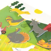 Pasmanteria - Naklejki Filcowe 2 ark. Farma - miniaturka - grafika 1