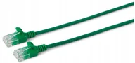 Kable - Microconnect U/Utp Cat6A Slim 1M Zielony - miniaturka - grafika 1