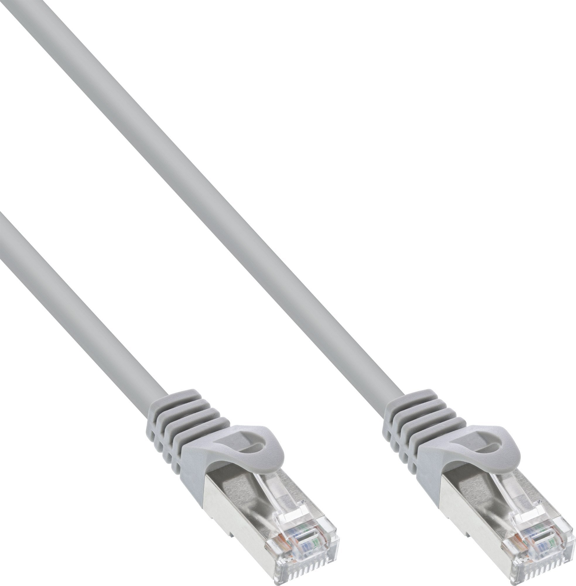 InLine 13pcs. pack Bulk-Pack InLine® Patch cable, SF/UTP, Cat.5e, grey, 10m