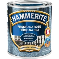 Farby olejne i specjalne - Hammerite Farba Prosto Na Rdzę Ciemnoniebieski Młotkowy 2,5 l - miniaturka - grafika 1