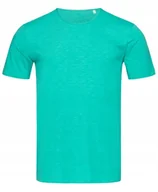 Koszulki męskie - T-shirt męski Koszulka męska bawełniana STEDMAN ST9400 Crew Bahama Green M - miniaturka - grafika 1