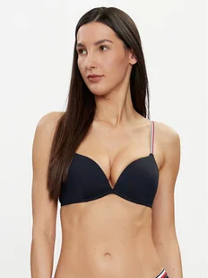 Tommy Hilfiger Góra od bikini UW0UW05372 Granatowy - Stroje kąpielowe - miniaturka - grafika 1