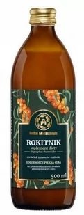 Herbal Pharmaceuticals SOK Z ROKITNIKA 100% 500ML HERBAL MONASTERIUM - Soki i napoje niegazowane - miniaturka - grafika 1