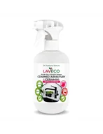 Środki do kuchni i łazienki - Laveco Naturalny płyn do czyszczenia czarnej armatury i ceramiki Dzika werbena 0,5l - miniaturka - grafika 1
