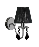 Lampy ścienne - Light Prestige Mona kinkiet 1-punktowy LP-5005/1W Czarny - miniaturka - grafika 1