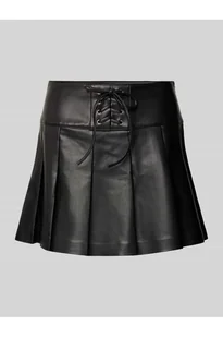 Spódnica mini z imitacji skóry model EMERY PLEATED SKIRT - Guess - Spódnice - miniaturka - grafika 1