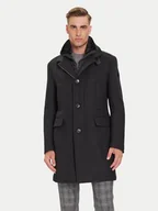 Płaszcze męskie - JOOP! Płaszcz wełniany 17 JC-36Mikos 30048430 Czarny Regular Fit - miniaturka - grafika 1