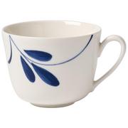 Filiżanki - Villeroy & Boch vieux Luxembourg brindille filiżanka na kawę/herbatę, naczynia z wysokiej jakości Premium w kolorze niebieskim, 200 ML filiżanka do kawy, porcelana, biała, 10 x 10 x 8 cm 10-4207-1300 - miniaturka - grafika 1