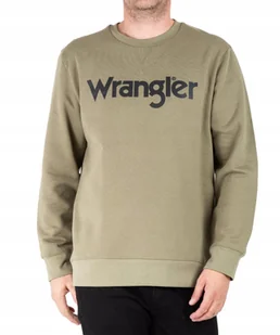 Bluza Wrangler CREW SWEAT W6X1HYX1X LichenGree XXL - Bluzy męskie - miniaturka - grafika 1