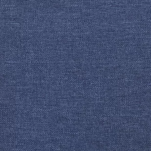 Łóżko kontynentalne z materacem, niebieskie 120x190 cm, tkanina Lumarko! - Łóżka - miniaturka - grafika 2