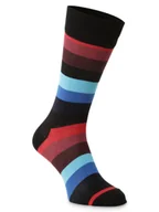 Skarpetki damskie - Happy Socks skarpety z drobnej dzianiny Kobiety,Mężczyźni Bawełna niebieski|czerwony|czarny|wielokolorowy w paski, 36-40 - miniaturka - grafika 1