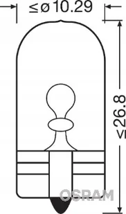 Żarówki samochodowe Osram W5W 5 W 2825 - Żarówki samochodowe - miniaturka - grafika 1