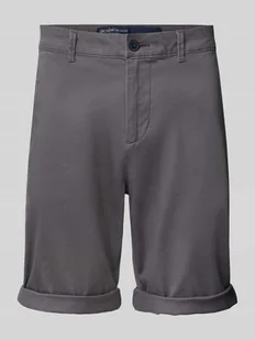 Bermudy o kroju regular fit z mieszanki bawełny - Spodenki męskie - miniaturka - grafika 1