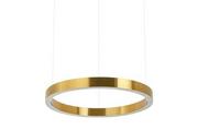 Lampy sufitowe - KingHome Lampa wisząca RING 40 złota - LED, stal JD8169-40 - miniaturka - grafika 1
