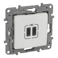 Inne akcesoria elektryczne - Legrand Adapter Mosaic Niloe Selection 762289 antracyt - miniaturka - grafika 1