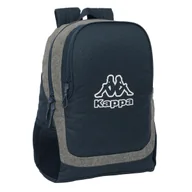 Plecaki szkolne i tornistry - Plecak szkolny Kappa Dark navy Grey Navy blue 32 x 44 x 16 cm - miniaturka - grafika 1