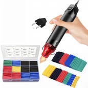 Lutownice - Mini Opalarka Spawarka Lutownica 300W +Rurki Termo - miniaturka - grafika 1