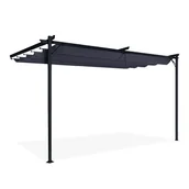 Kratki i pergole - Pergola tarasowa przyścienna SPRINT WALL 4x2,7 Anthracite/Grey - HARDMAISTER - miniaturka - grafika 1