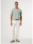 Koszulki męskie - Pepe Jeans Koszulka w kolorze zielonym - miniaturka - grafika 1