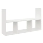 Półki do salonu - Biała Skandynawska Półka Wisząca H5-E77 - miniaturka - grafika 1