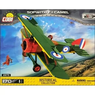 COBI COBI 2975 SMALL ARMY Sopwith F.1 Camel - brytyjski samolot myśliwski p6 - Samoloty i helikoptery - miniaturka - grafika 1