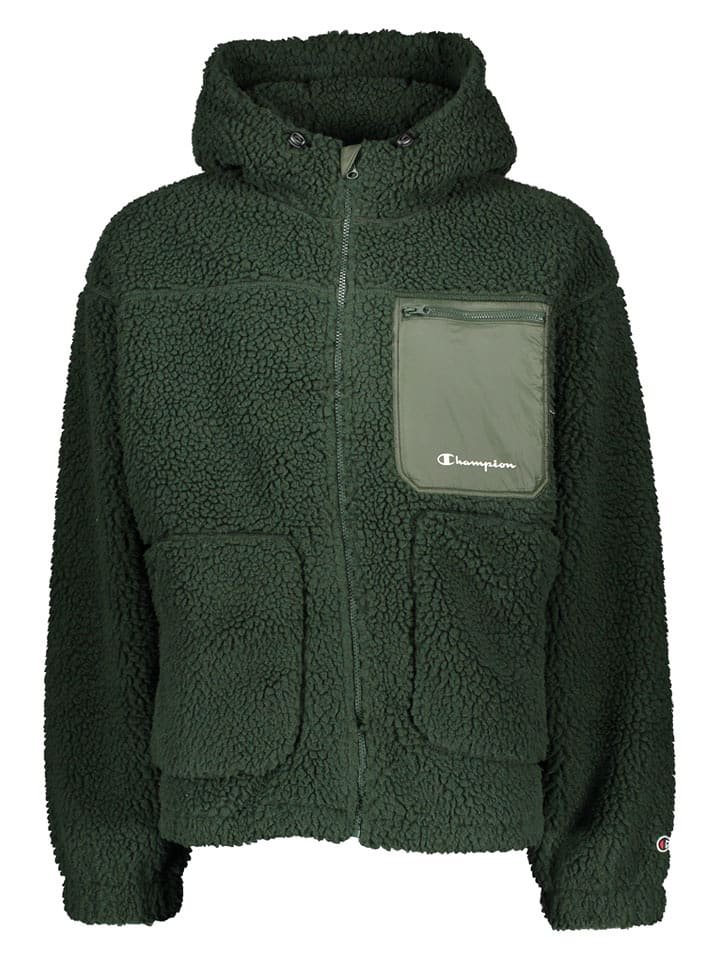 Champion Kurtka polarowa w kolorze ciemnozielonym
