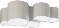 Lampy sufitowe - TK Lighting Nowoczesna lampa sufitowa MONA NATURE 6593 5xE27 brązowy TK6593 - miniaturka - grafika 1
