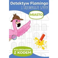 Kolorowanki, wyklejanki - Książeczka edukacyjna A4 Miasto - miniaturka - grafika 1