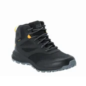 Buty dla dziewczynek - Buty dziecięce Jack Wolfskin WOODLAND TEXAPORE MID K black / burly yellow XT - 28 - miniaturka - grafika 1