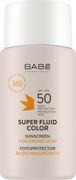 Balsamy i kremy do opalania - Babe Laboratorios Sunscreen Super Fluid BB z efektem tonizującym SPF 50 każdy rodzaj skóry 50 ml (8436571631114) - miniaturka - grafika 1