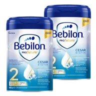 Mleko modyfikowane - Zestaw Bebilon Profutura CesarBiotik 2, mleko następne, po 6 miesiącu, 2 x 800 g - miniaturka - grafika 1