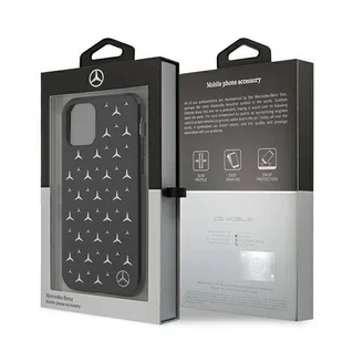 Mercedes MEHCN61ESPBK iPhone 11 6,1" czarny/black hardcase Silver Stars Pattern - Etui i futerały do telefonów - miniaturka - grafika 7