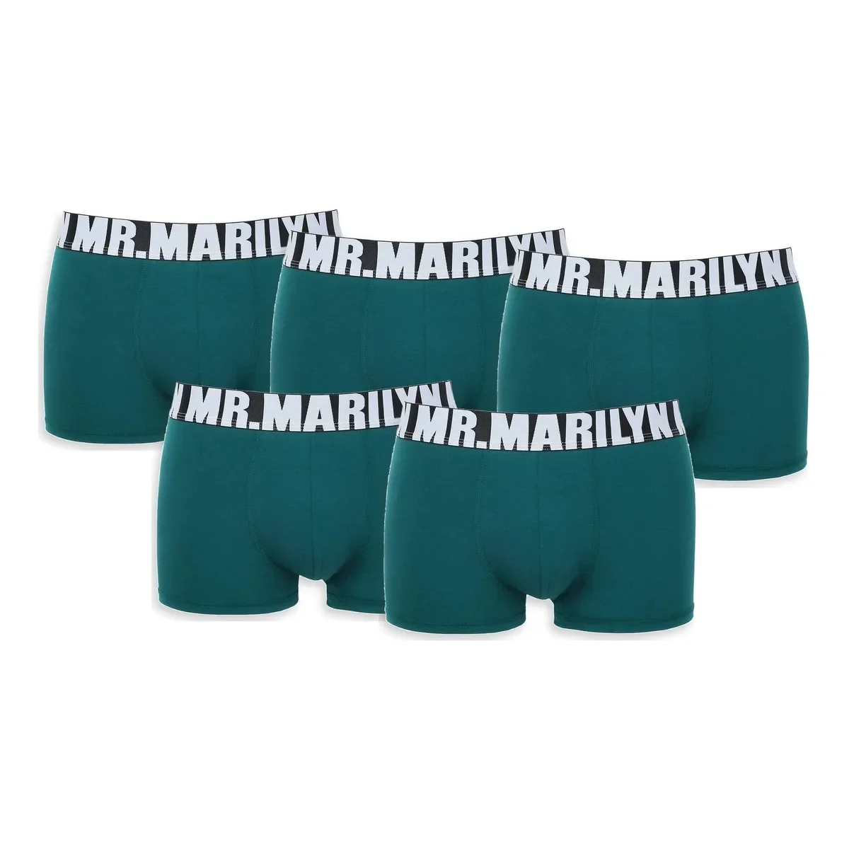 5-PAK Bokserki męskie bawełniane Marilyn Letters Boxer jeans XL