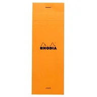 Notesy i bloczki - Blok Rhodia N°8 7,4x21 cm, linie, pomarańczowy - miniaturka - grafika 1