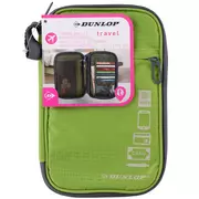 Torby fotograficzne i futerały - Dunlop Zielony portfel podróżny saszetka turystyczna - miniaturka - grafika 1