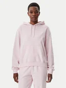 Bluzy damskie - New Balance Bluza WT41507 Różowy Relaxed Fit - miniaturka - grafika 1