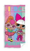 Okrycia kąpielowe dla dzieci - Ręcznik kąpielowy LOL SURPRISE LALECZKI 70cm x 140cm - miniaturka - grafika 1