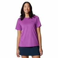 Koszulki i topy damskie - Damska koszulka Columbia Wild Springs Short Sleeve razzle - L - miniaturka - grafika 1