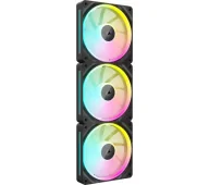 Wentylatory komputerowe - Corsair iCUE LINK LX120 RGB 120mm 3szt. Czarny - miniaturka - grafika 1