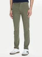 Spodnie męskie - BOSS Chinosy 50548006 Zielony Slim Fit - miniaturka - grafika 1