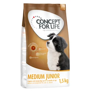 Concept for Life Medium Junior - 4 x 1,5 kg - Sucha karma dla psów - miniaturka - grafika 1