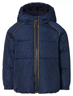 Noppies Kids Dziewczęca kurtka dziewczęca Niftrik Allover Print dziecięca kurtka zimowa, Black Iris - P554, 140 cm - Kurtki i płaszcze dla dziewczynek - miniaturka - grafika 1