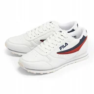 Buty sportowe damskie - Buty dziecięce Fila Orbit white/dress blues 36 Eu - miniaturka - grafika 1