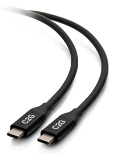 C2G C2G28878 kabel USB USB4 Gen 2x2 1,01 m USB C Czarny - Kable komputerowe i do monitorów - miniaturka - grafika 1