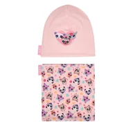 Czapki dla dzieci - Komplet czapka i komin LITTLEST PET SHOP CEO-ACCCS-AW25-320LPS Różowy - miniaturka - grafika 1