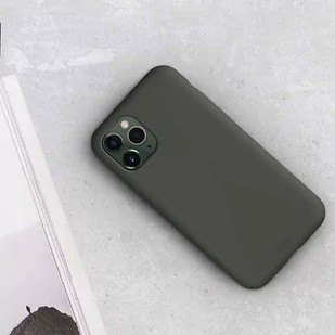 UNIQ etui Lino Hue iPhone 11 Pro Max szary/moss grey - Etui i futerały do telefonów - miniaturka - grafika 2