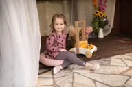 Spodnie i spodenki dla dziewczynek - Pinokio, Legginsy dla dziewczynki, rozmiar 74 - miniaturka - grafika 1